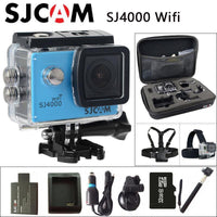 Original Sjcam Sj4000 Wifi Action Camera 2.0 Inch Lcd Screen 1080P Hd Diving 30M-Action Cameras-Bartoo Store-White-Standard-Bargain Bait Box