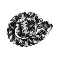 Outad Outdoor Survival Steel Ball Rope Key Ring Pendant Wire Keychain Camping-Fantasy outdoor Store-Black White-Bargain Bait Box