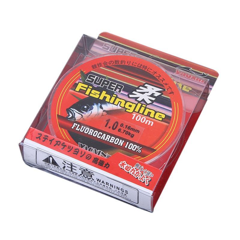 Outdoor 100% Non Transparent Nylon Fluorocarbon Fishing Linebrand Super Strong-To Be Well Store-0.4-Bargain Bait Box