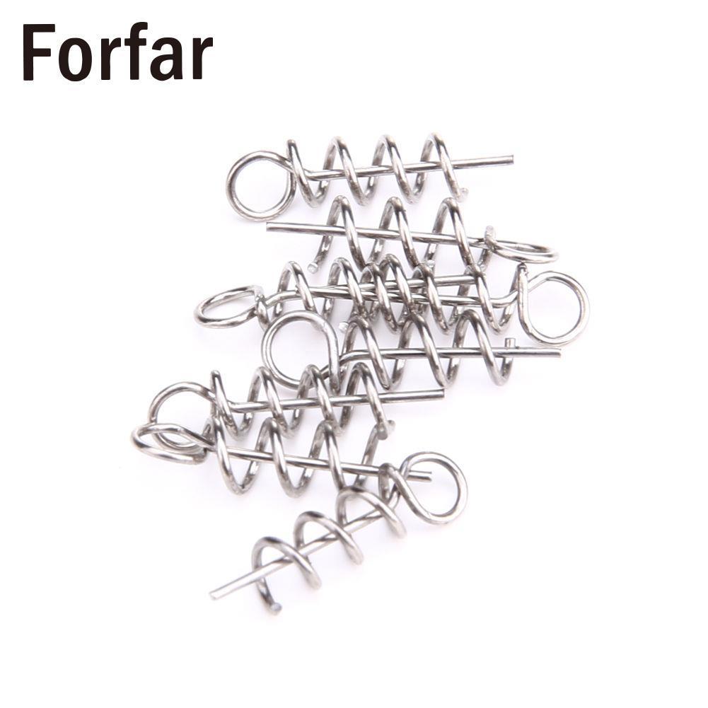 Outdoor 100Pcs Spring Pin Hook Screw Needle Lock Fixed For Soft Lure Carp-Online Gym Store-Bargain Bait Box