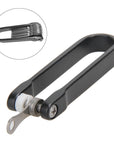 Outdoor Aluminum Smart Pocket Folded Hard Oxide Keychain Portable Key Holder-fixcooperate-black-Bargain Bait Box