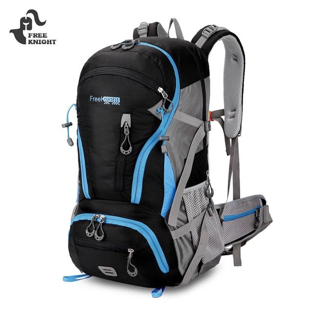 Outdoor Backpack 45L Waterproof Climbing Camping Hiking Backpack For Travel-Climbing Bags-World Peace-black-Bargain Bait Box