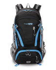 Outdoor Backpack 45L Waterproof Climbing Camping Hiking Backpack For Travel-Climbing Bags-World Peace-blue-Bargain Bait Box
