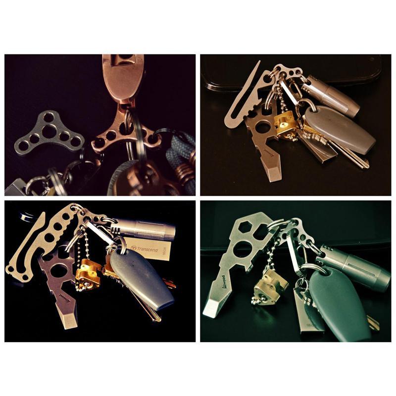 Outdoor Buckle Set Whistle Knife Key Hanger Mini Pocket Suspension Clip With Hat-gigibaobao-Bargain Bait Box