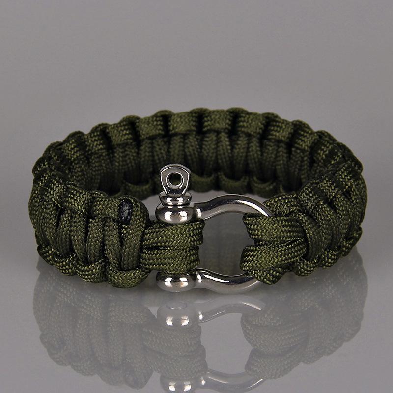 Outdoor Camouflage Tactical Camping Rescue Braided Ropes Bracelet Hiking-Rattlesnake Ballistic Store-Bargain Bait Box
