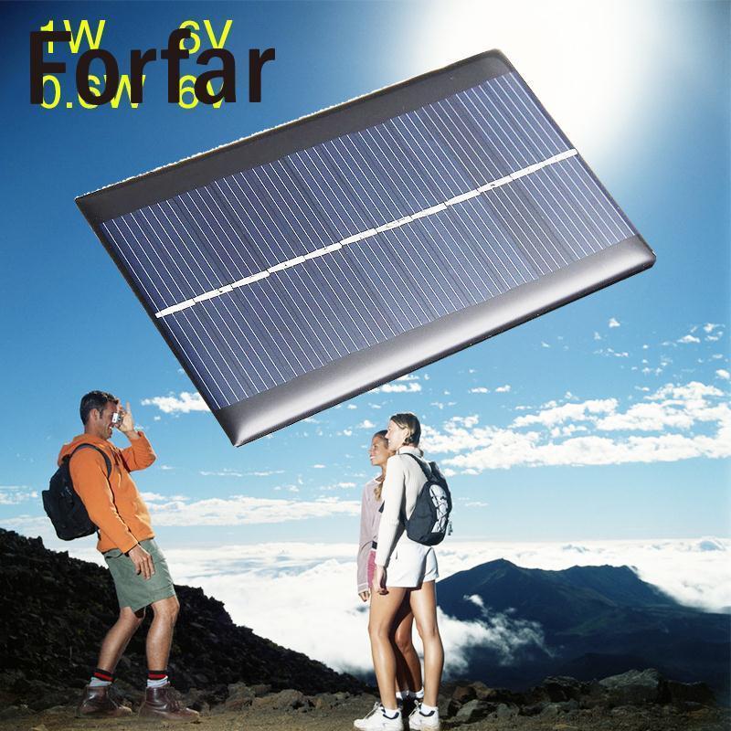 Outdoor Camping 6V 0.6W Solar Power Panel Poly Module Diy Small Cell Charger For-Online Gym Store-Bargain Bait Box