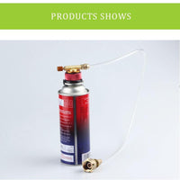 Outdoor Camping Accessary Gas Stove Propane Refill Adapter Lpg Flat Cylinder-Gentlelink Mall-Bargain Bait Box