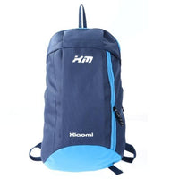 Outdoor Camping Backpack Unisex Candy Color School Bag Soft Small Canvas Bag-gigibaobao-Dark blue-Bargain Bait Box