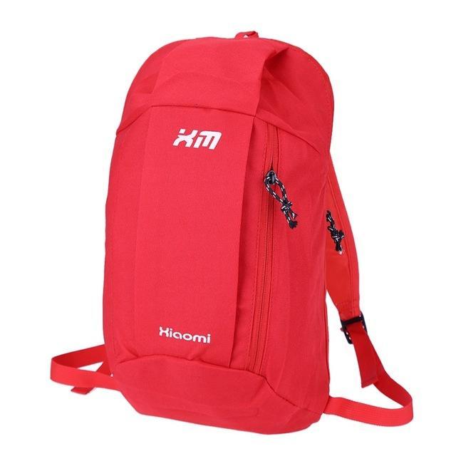 Outdoor Camping Backpack Unisex Candy Color School Bag Soft Small Canvas Bag-gigibaobao-Red Color-Bargain Bait Box