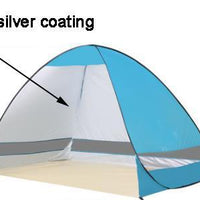 Outdoor Camping Hiking Beach Summer Tent Uv Protection Fully Automatic Sun Shade-Gocamp-Blue-Bargain Bait Box