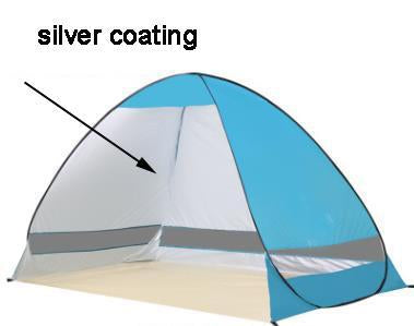Outdoor Camping Hiking Beach Summer Tent Uv Protection Fully Automatic Sun Shade-Gocamp-Blue-Bargain Bait Box