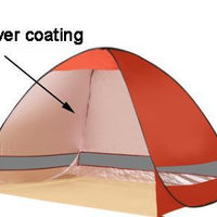 Outdoor Camping Hiking Beach Summer Tent Uv Protection Fully Automatic Sun Shade-Gocamp-Red-Bargain Bait Box
