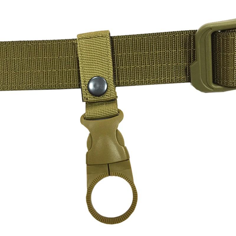 Carabiner Belt Buckle Hook Water Bottle Holder Clip Tactical Hiking Camping  Hook