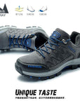 Outdoor Camping Men'S Hiking Shoes Sports Shoes Anti-Slippery Wear Tactics-My shoe ark Store-Gray-39-Bargain Bait Box