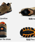 Outdoor Camping Men'S Hiking Shoes Sports Shoes Anti-Slippery Wear Tactics-My shoe ark Store-Gray-39-Bargain Bait Box