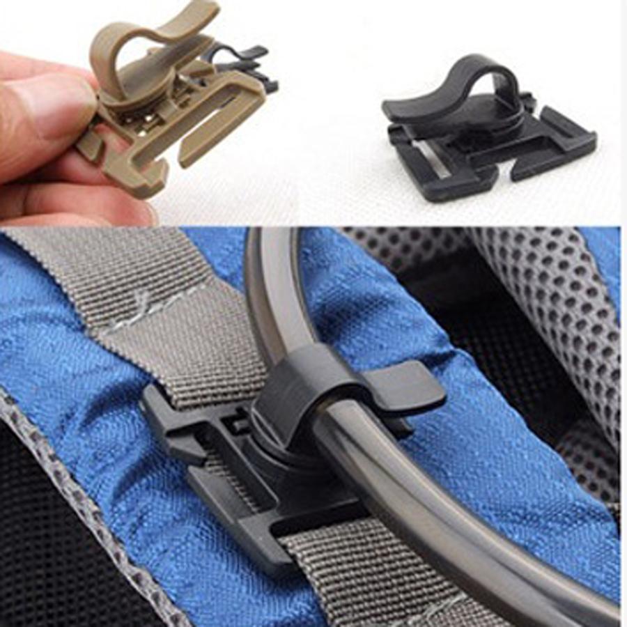 Outdoor Camping Tool Water Tube Webbing Buckle Hose Clamp Fixed Rotation Snaps-Fashion brand stores-green-Bargain Bait Box