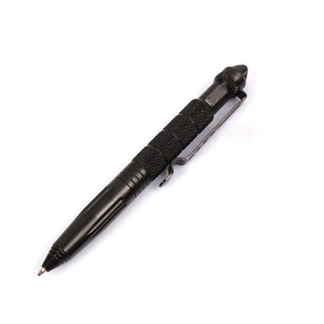 Outdoor Convenient And Easy To Carry Pocket Black Tactical Pen Glass Breaker-Beautiful Life-black color-Bargain Bait Box