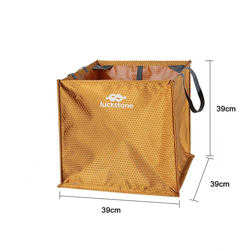 Outdoor Cube Shaped Throw Line Storage Bag Folding Triangle-OutdoorExplore Store-Purple-Bargain Bait Box