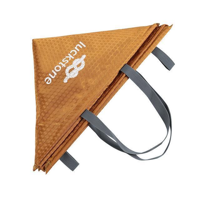 Outdoor Cube Shaped Throw Line Storage Bag Folding Triangle-OutdoorExplore Store-Yellow-Bargain Bait Box