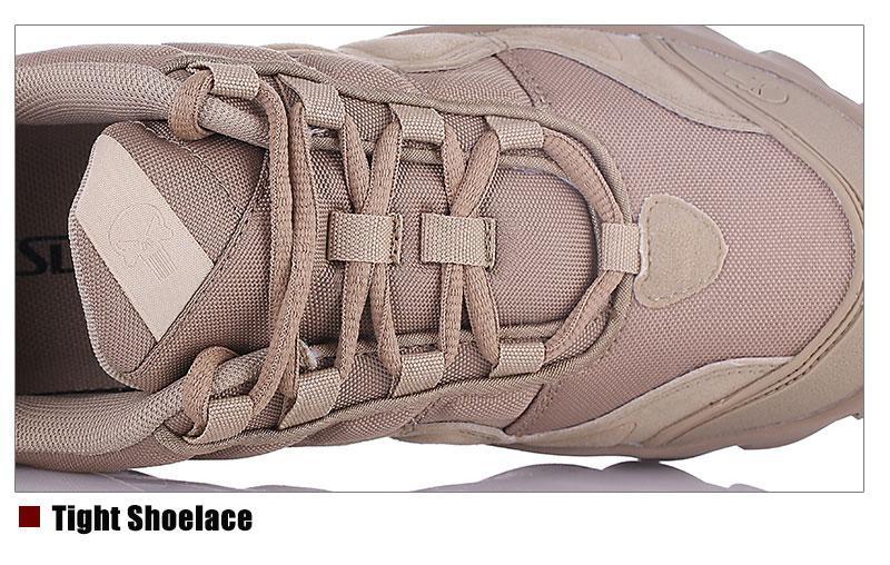 Outdoor Desert Us Tactical Sneakers 1200D Nylon Chamoi Leather Men Sport-The 61th minute-khaki-6.5-Bargain Bait Box