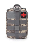 Outdoor Edc Molle Tactical Pouch Bag Emergency First Aid Kit Bag Travel-Huntress Store-ACU-Bargain Bait Box