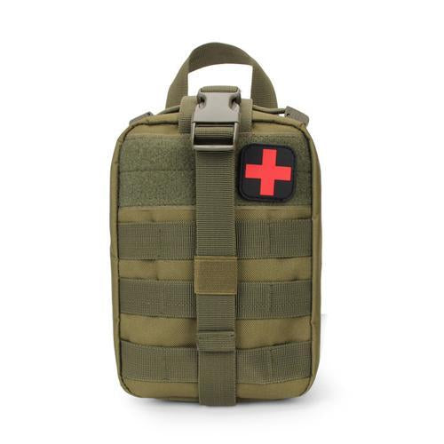 Outdoor Edc Molle Tactical Pouch Bag Emergency First Aid Kit Bag Travel-Huntress Store-Army Green-Bargain Bait Box