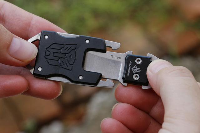 Outdoor Edc Multi Functional Tools Survival Knife Mini Key Ring Portable-YT Dropship Store-Black-Bargain Bait Box