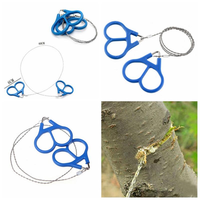 Outdoor Emergency Stainless Steel Scroll Wire Saw Hiking Camp Survival Tools-One Loves One Store-Bargain Bait Box
