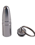 Outdoor First Aid Mini Bullet Shape Pill Bottle Keychain Medicine Pill Box-Bluenight Outdoors Store-Bargain Bait Box