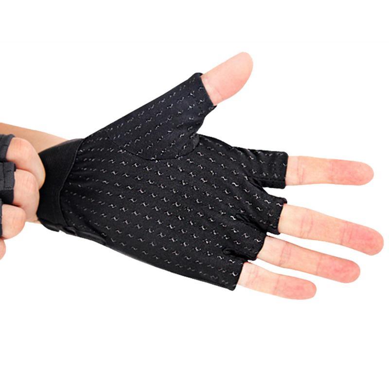 Outdoor Fishing Gloves Three Fingers Sports Gloves-Fishing Gloves-Jogging Club Store-Black-Bargain Bait Box