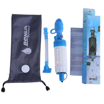 Outdoor Hiking Camping Emergency Life Saving Water Filter Straight Drinking-GOGOGO Outdoor Store-Bargain Bait Box