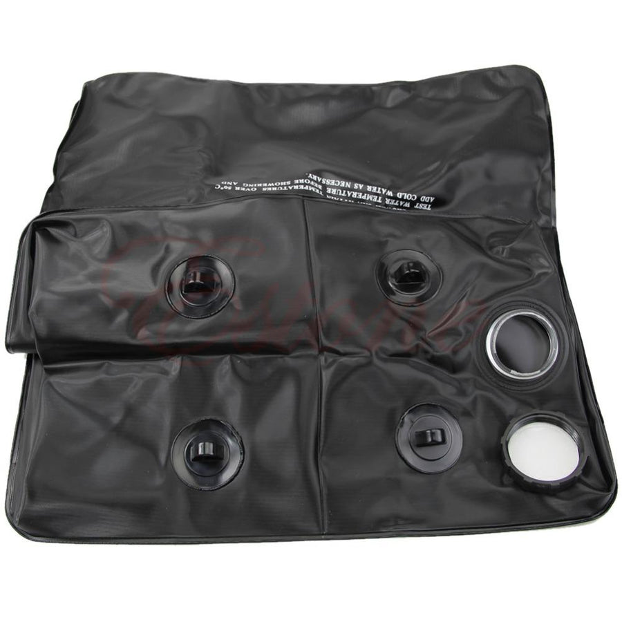 Outdoor Hiking Folding Solar Camp Shower Water Bathing Bag 40L 10 Gallons Black-Sexy bus-Bargain Bait Box