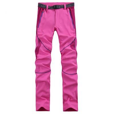 Outdoor Hiking Pants Women Summer Trekking Pants Women Softshell Waterproof-Hi-SPORTS STORE-pink-S-Bargain Bait Box