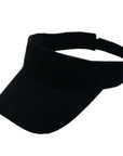 Outdoor Hiking Plain Visor Sun Hat Sport Cap Adjustable Tennis Beach Hats For-Athletics Store-Black-Bargain Bait Box