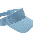 Outdoor Hiking Plain Visor Sun Hat Sport Cap Adjustable Tennis Beach Hats For-Athletics Store-Blue-Bargain Bait Box