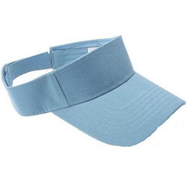 Outdoor Hiking Plain Visor Sun Hat Sport Cap Adjustable Tennis Beach Hats For-Athletics Store-White-Bargain Bait Box