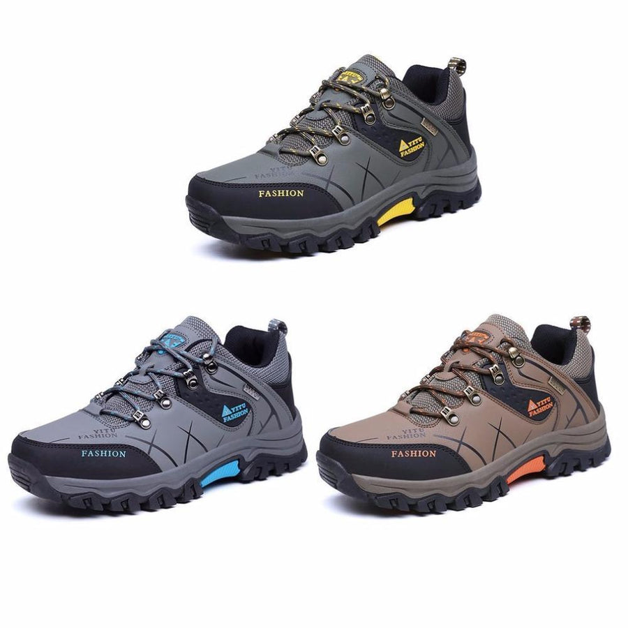 Outdoor Lace-Up Hiking Boots Sport Men'S Shoes For Camping Climbing Mountain-TopYK-S Outdoor Store-Grey-10-Bargain Bait Box