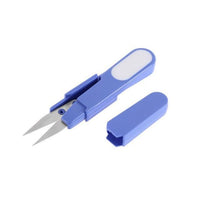 Outdoor Metal Blade Plastic Handle Cross Stitch/Fishing Line Scissors/Cutter-HZ2 Store-Blue-Bargain Bait Box
