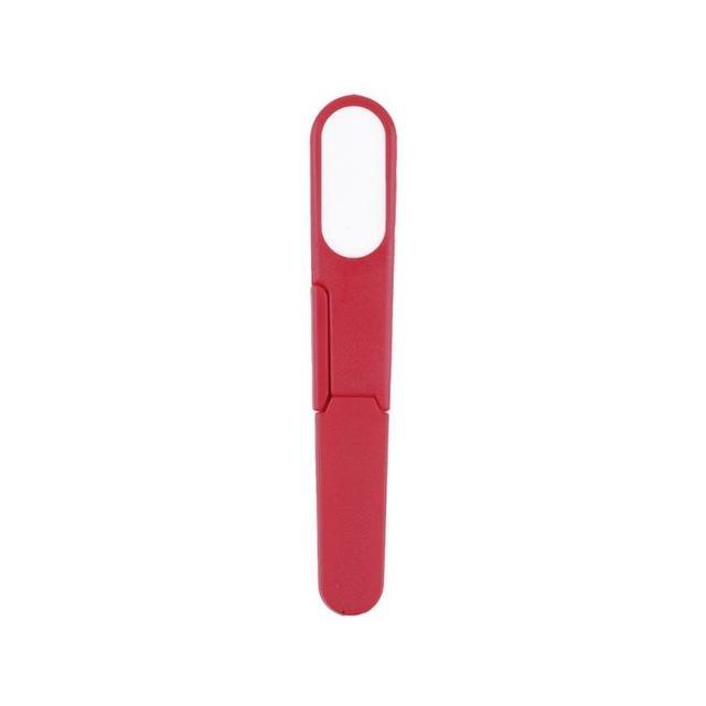 Outdoor Metal Blade Plastic Handle Cross Stitch/Fishing Line Scissors/Cutter-HZ2 Store-Red-Bargain Bait Box