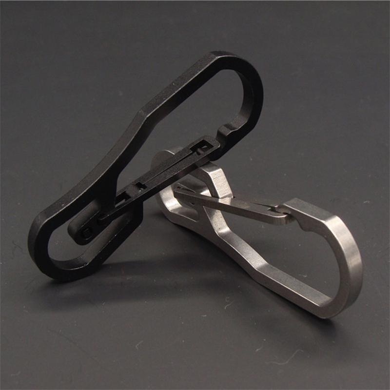 Outdoor Mini Hang Carabiner Hook Creative Stainless Steel Multi-Function Key-Bao Zhibao Outdoor Store-BXGdahaobense-Bargain Bait Box