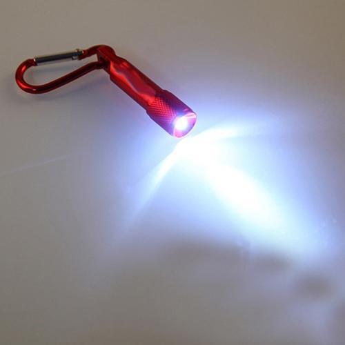 Outdoor Mini Led Flashlight Carabiner Clip Keychain Portable Sports Torch Lamp-Shop4708042 Store-Purple-Bargain Bait Box
