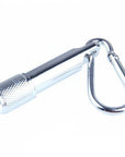 Outdoor Mini Led Flashlight Carabiner Clip Keychain Portable Sports Torch Lamp-Shop4708042 Store-Silver-Bargain Bait Box