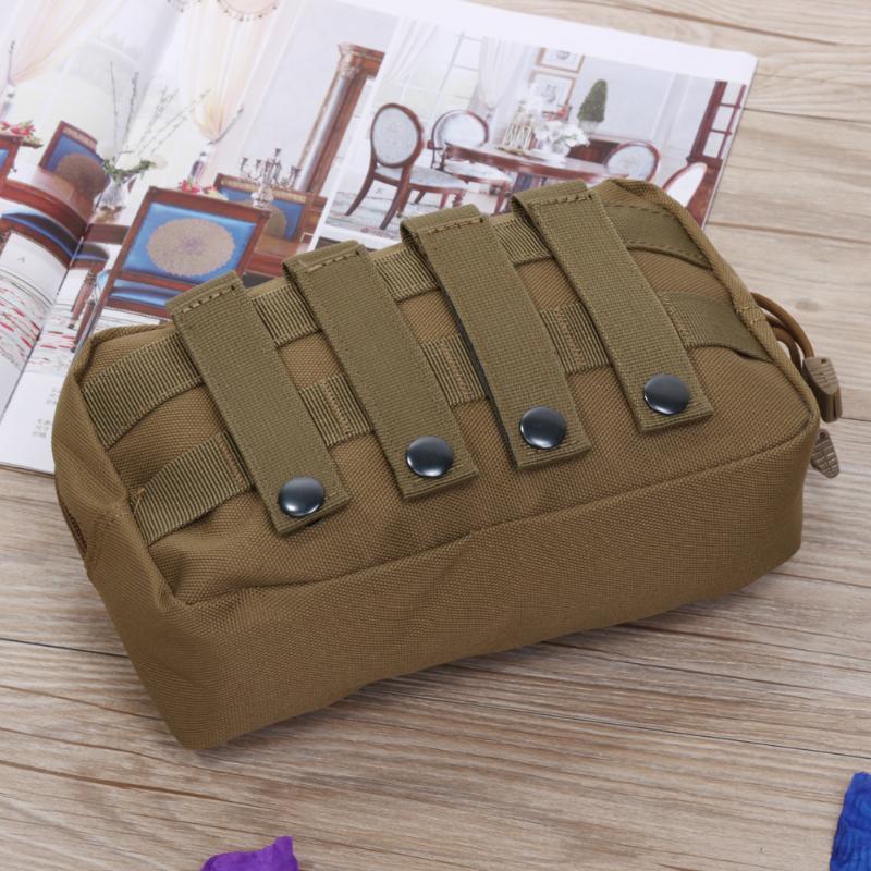 Outdoor Molle Bag 1000D Waterproof Tactical Waist Bag Pack Camping Hiking-gigibaobao-Black Color-Bargain Bait Box