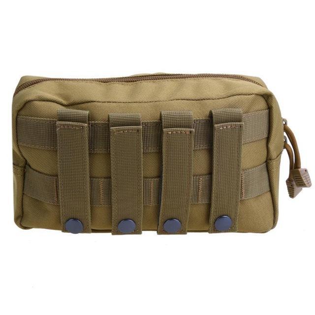 Outdoor Molle Bag 1000D Waterproof Tactical Waist Bag Pack Camping Hiking-gigibaobao-Khaki-Bargain Bait Box