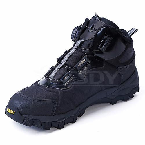 Outdoor Mountain Hiking Shoes Mens Tactical Boots Military Desert Combat Boots-YiWuLing Outdoor Tactical Store-Black-6.5-Bargain Bait Box