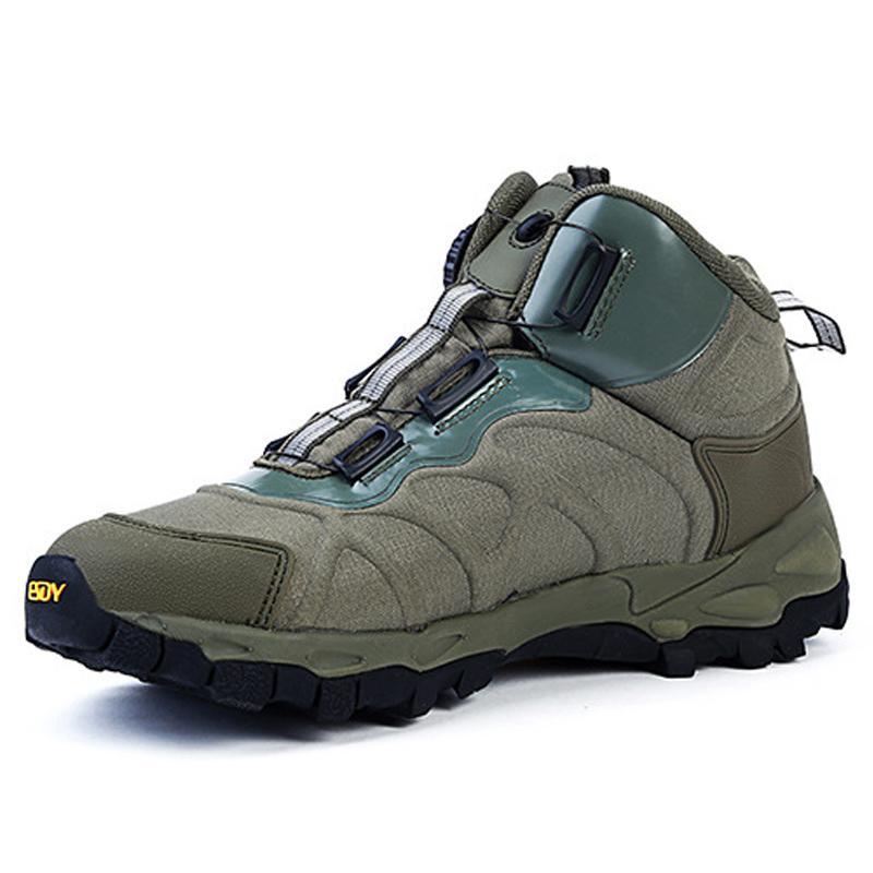 Outdoor Mountain Hiking Shoes Mens Tactical Boots Military Desert Combat Boots-YiWuLing Outdoor Tactical Store-Khaki-6.5-Bargain Bait Box
