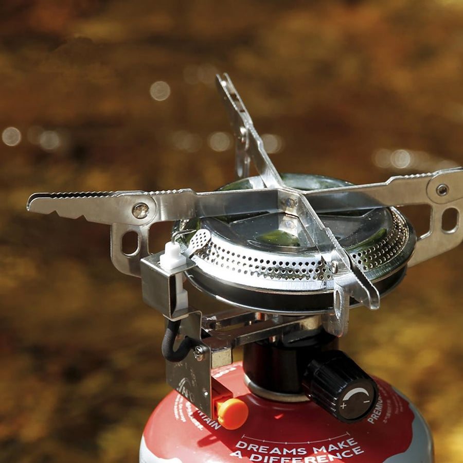 Outdoor Picnic Burners Foldable Camping Gas Stove And Equipped With Fire Starter-Klte Household appliances-Bargain Bait Box