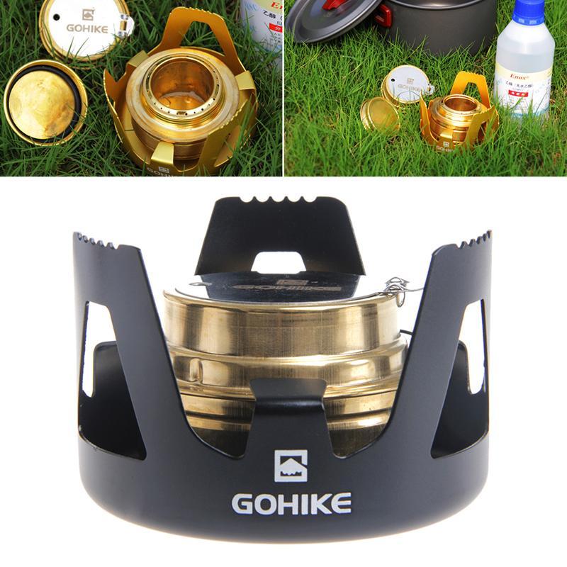 Outdoor Picnic Stove Mini Ultra-Light Spirit Combustor Alcohol Stove Outdoor-Movement &amp; Outdoor Store-as the picture shows-Bargain Bait Box