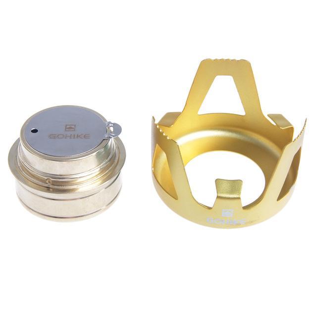 Outdoor Picnic Stove Mini Ultra-Light Spirit Combustor Alcohol Stove Outdoor-Movement &amp; Outdoor Store-as the picture shows-Bargain Bait Box