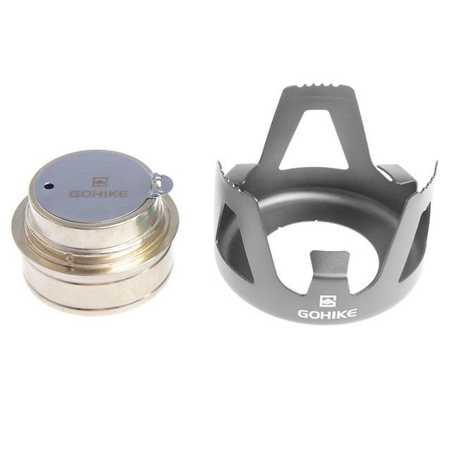 Outdoor Picnic Stove Mini Ultra-Light Spirit Combustor Alcohol Stove Outdoor-Movement & Outdoor Store-as the picture shows4-Bargain Bait Box